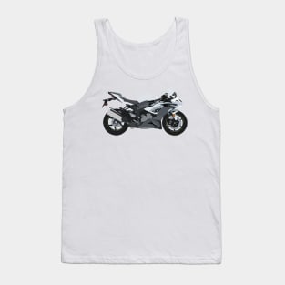 Motorcycle Kawasaki Ninja ZX-6R PEARL CRYSTAL WHITE Tank Top